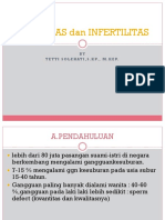 Fertilitas Dan Infertilitas: BY Tettisolehati, S.KP., M.Kep