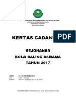 Kertas Kerja Kejohanan Bola Baling Asrama 2017