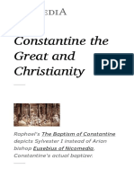 Constantine The Great and Christianity