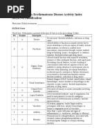 SLEDAI Score Assessment for Lupus | PDF | Systemic Lupus Erythematosus ...