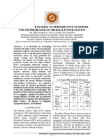 Effects of Air Ingress on Thermal Power Plant Efficiency