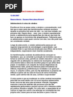 Adolescência é coisa do cérebro - neurociência - Suzana Herculano-Houzel - saúde