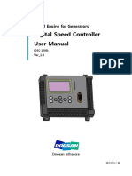 Digital Speed Controller User Manual: Diesel Engine For Generators
