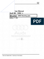 Audi 80 B4 1992 4WD Running Gear PDF