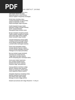 Sajak Perpisahan Pdf