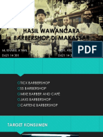 Hasil Wawancara Barbershop Di Makassar