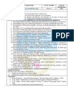 AU234 Vehicle Systems Lab 0-0-3-1 2016 Prerequisite: Nil: Course Code Course Name L-T-P - Credits Year of