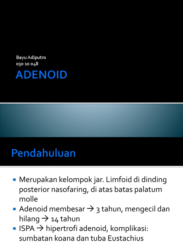 Apa itu adenoid