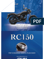 Manual de propietario rc150