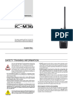 Icom Ic-m36 Manual