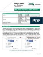 How to Display InduSoft Web Studio Applications on Two Monitors