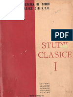 01 Revista Studii Clasice I 1959