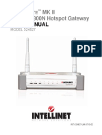 User Manual: G G MK Ii Wireless 300N Hotspot Gateway