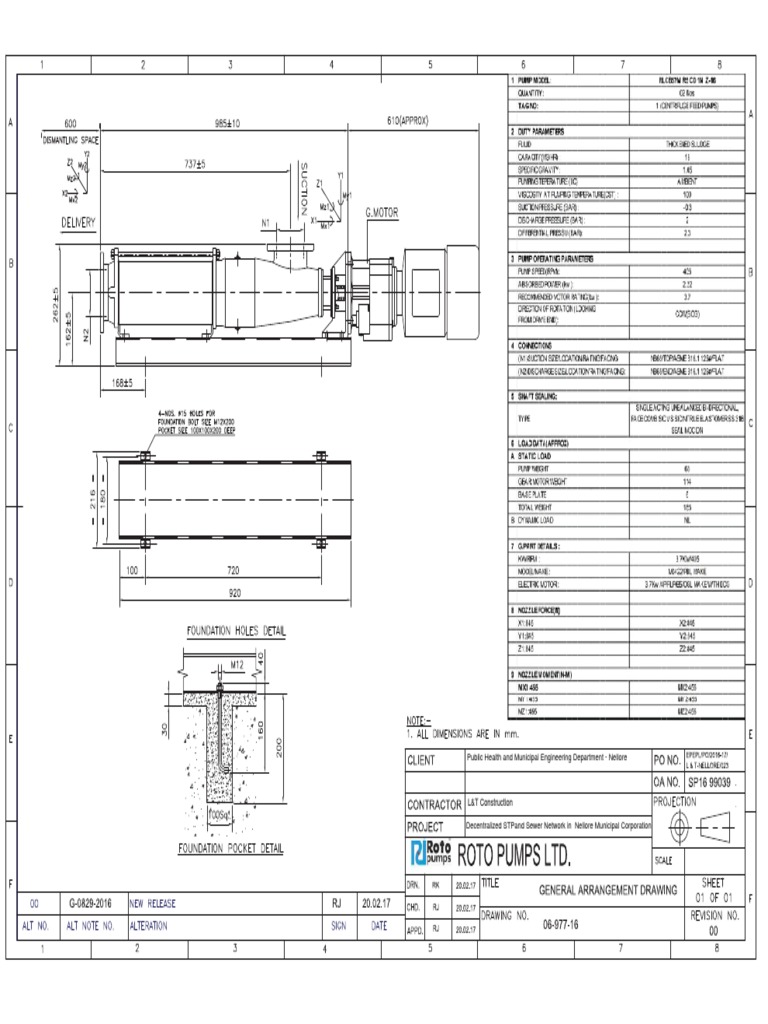 Centrifuge Feed Pump | PDF | Specification (Technical Standard) | Pump