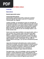 Quando jogar perde a graça - Suzana Herculano-Houzel - neurociência