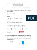 Ejercicios Resueltos Distribución Normal