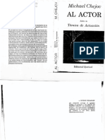 Chejov-Michael-Sobre La Técnica de Actuación PDF