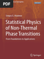 Abaimov S.G. - Statistical Physics of Non-Thermal Phase Transitions. From Foundations To Applications - (Springer Series in Synergetics) - 2015