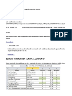 Formulas y Ejemplos de Excel