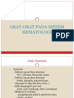 Obat-Obat Pada Sistem Hematologi