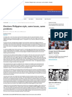 Elections Philippine Style, Same Issues, Same Problems - Bulatlat