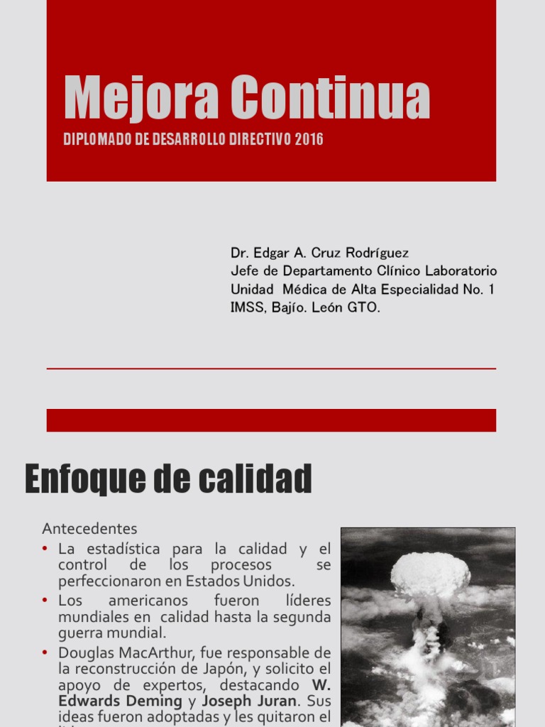 Estrategias de Mejora Continua en Calidad | PDF | Calidad (comercial ...