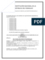 LA CONSTITUCIÓN NACIONAL DE LA REPÚBLICA DEL PARAGUAY