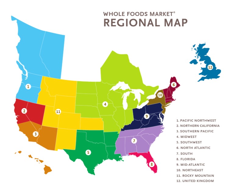 WFM Regional Map | PDF