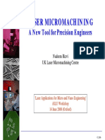 Laser Micromachining Laser Micromachining