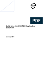 Calibration ISO IEC 17025 Application Document