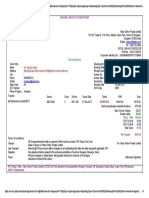 Original invoice for upcoming flight booking