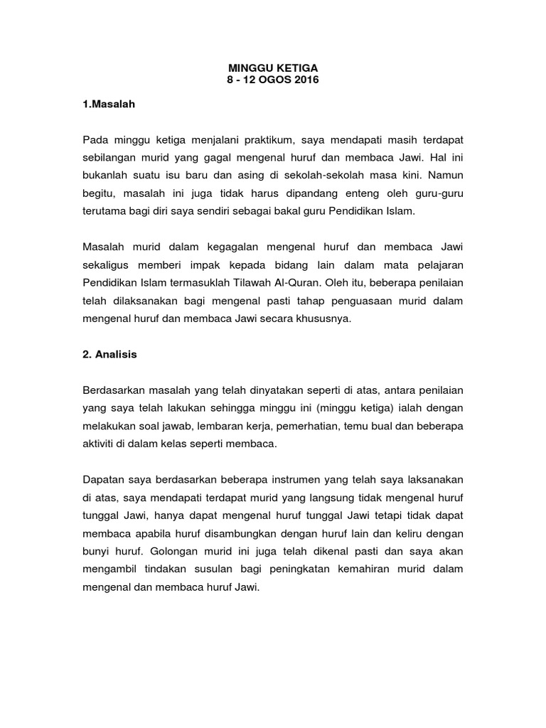 Jurnal Praktikum Minggu Ketiga