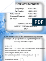 TEKNOLOGI MINYAK EMULSI DAN OLEOKIMIA Latihan Soal Mandiri