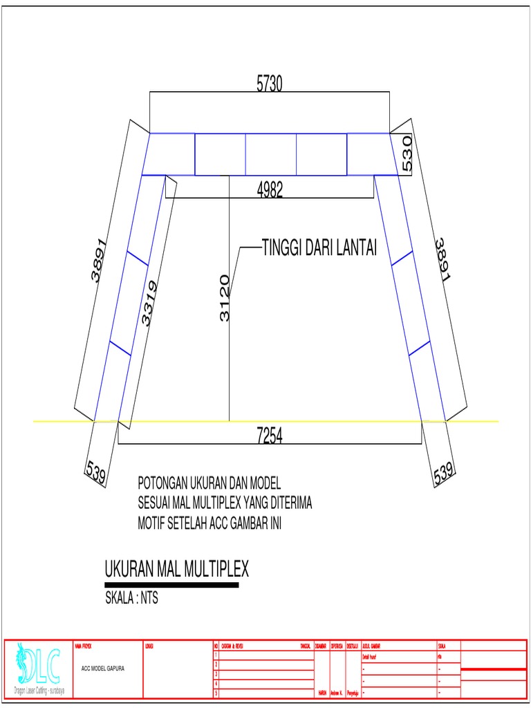 Acc Layout Gapura | PDF