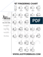 JustForBrass Trumpet Fingering Chart PDF