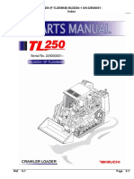 Takeuchi Tl250 Bu3z004-1 Crawler Loader Parts Manual