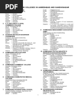 Institutes and Colleges in Ahmedabad and Gandhinagar - 13sep06