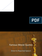 Famous Movie Quotes Part 1 Reported Speech
