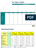 7 Ways (For Each Idea / Option / Design) : Process Sketch Quality Requirements