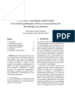 O Cinema e A Produção Audiovisual PDF