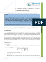 Crop Diversification in Dindigul District - A Temporal Analysis