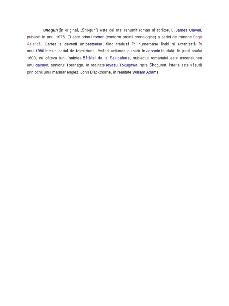 Shogun | PDF