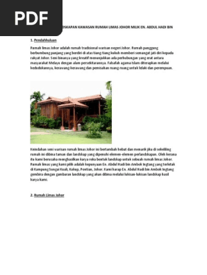 View Rumah Limas Johor Pdf Pics