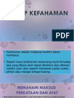 Tahap Pefahaman