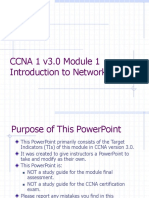 CCNA 1 v3.0 Module 1 Introduction to Networking