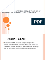 Classification of The Society, Influence of Social