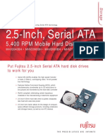 2.5-Inch, Serial ATA: 5,400 RPM Mobile Hard Disk Drives