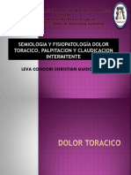Semiologia y Fisiopatología Dolor Toracico