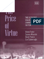 Susana Mourato, David Pearce, Ece Ozdemiroglu the Price of Virtue the Economic Value of the Charitable Sector