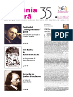 România Literar/: Festivalul George Enescu" 2009 C C//RR) ) Iillee Ccaarree Nnee D Duucc Llaa P Piieerrzzaanniiee